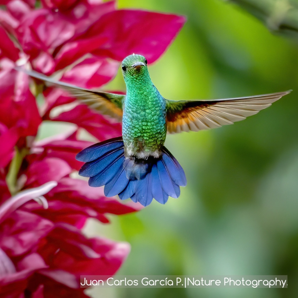 Blue-tailed Hummingbird photo