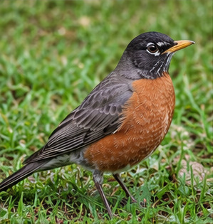 American Robin observed by galton