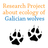 Research Project about ecology of Galician wolves icon