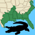 Alligator Observations by State icon